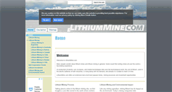 Desktop Screenshot of lithiummine.com
